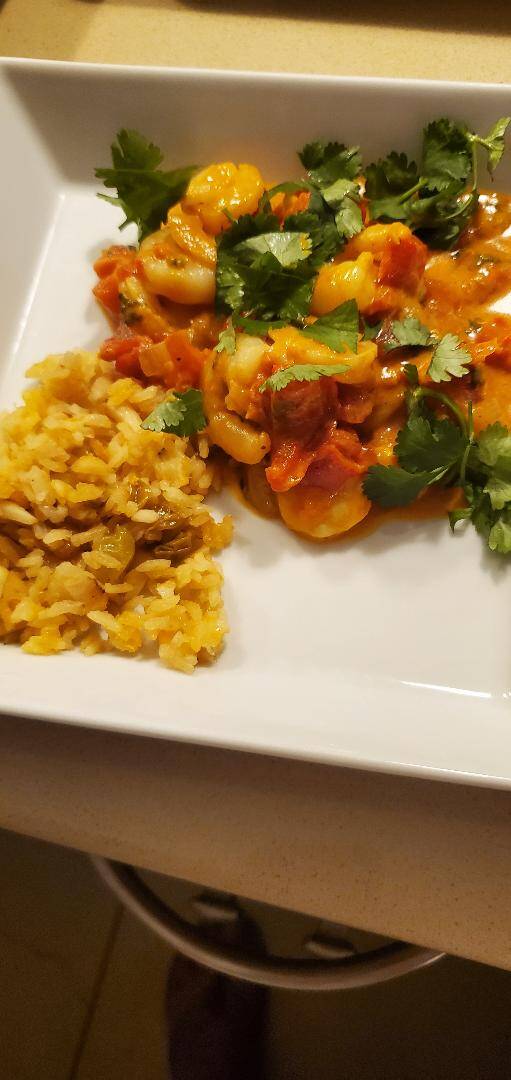 Attached picture Shrimp Curry and Orange Rice.jpg